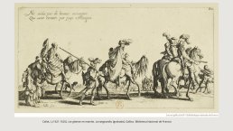 Diapo 4 - Callot, J. (1621-1625), Los gitanos en marcha. La vanguardia. [grabado]. Gallica. Biblioteca Nacional de Francia