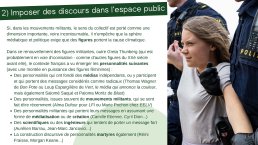 2) Imposer des discours dans l’espace public 4/4