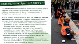 3) Des nouveaux répertoires discursifs 2/4