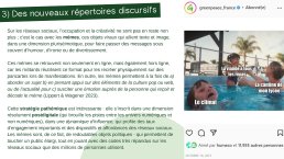 3) Des nouveaux répertoires discursifs 3/4