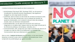 Introduction : Quelle analyse de discours ?