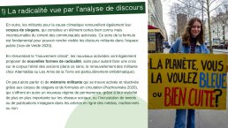 1) La radicalité vue par l’analyse de discours 3/4