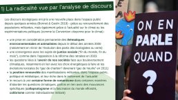 1) La radicalité vue par l’analyse de discours 4/4