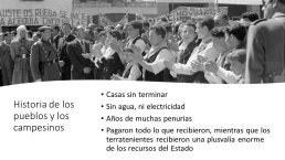 Diapo 20 Historia de los pueblos y los campesinos