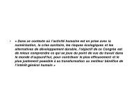 Diapo 7  l’objectif de ce Congrès