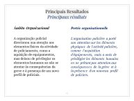 Diapo 13 Principais Resultados = Principaux résultats 2/6