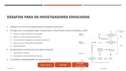 Diapo 8 DESAFIOS PARA OS INVESTIGADORES ENVOLVIDOS [2]