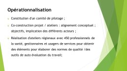 Diapo 10 Opérationnalisation