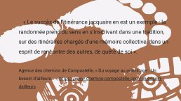 Diapo 14 Chemins de Compostelle : un besoin d'ailleurs