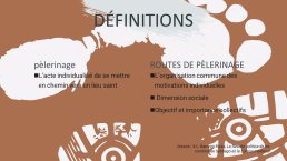 DÉFINITIONS (2)