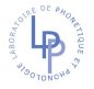 Logo Laboratoire de Phonétique et de Phonologie