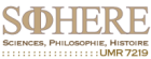 logo du laboratoire SPHERE, CNRS-Universités Paris Cité et Paris 1