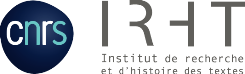 Logo Institut de recherche et d’histoire des textes