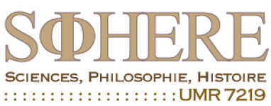 logo du laboratoire SPHERE, CNRS-Universités Paris Cité et Paris 1