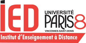 Logo Institut d'Enseignement à Distance / université Paris8