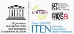 Logo Chaire UNESCO « Innovation, Transmission, Edition Numériques  »