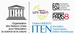 Logo Chaire UNESCO « Innovation, Transmission, Edition Numériques »