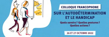 Affiche colloque Autodétermination et handicap